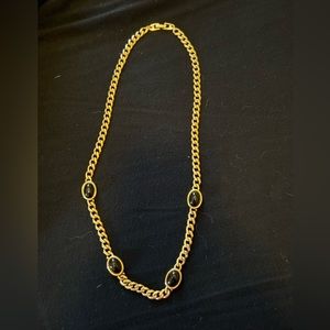 Gold tone necklace